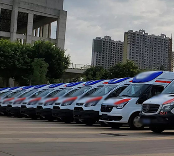 汉阴县服务车队展示