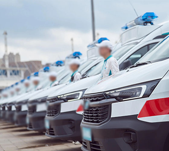 汉阴县服务车队展示